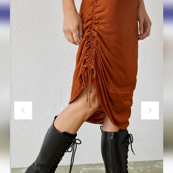 Free People Satin Slip Dress - Picture 4 of 11